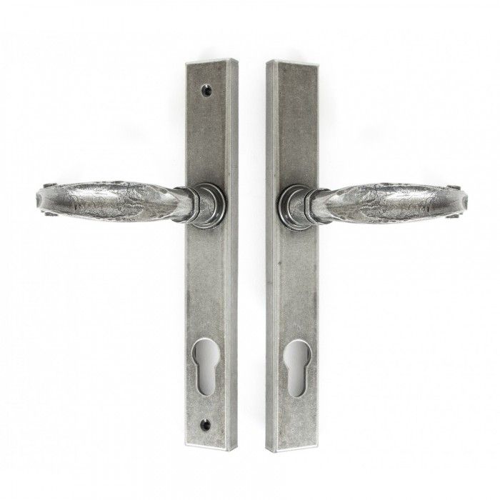 Pewter Door Handles Pair