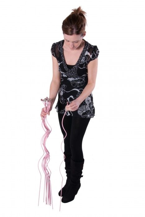  Plant Support - Pink Soda Swivel Sticks