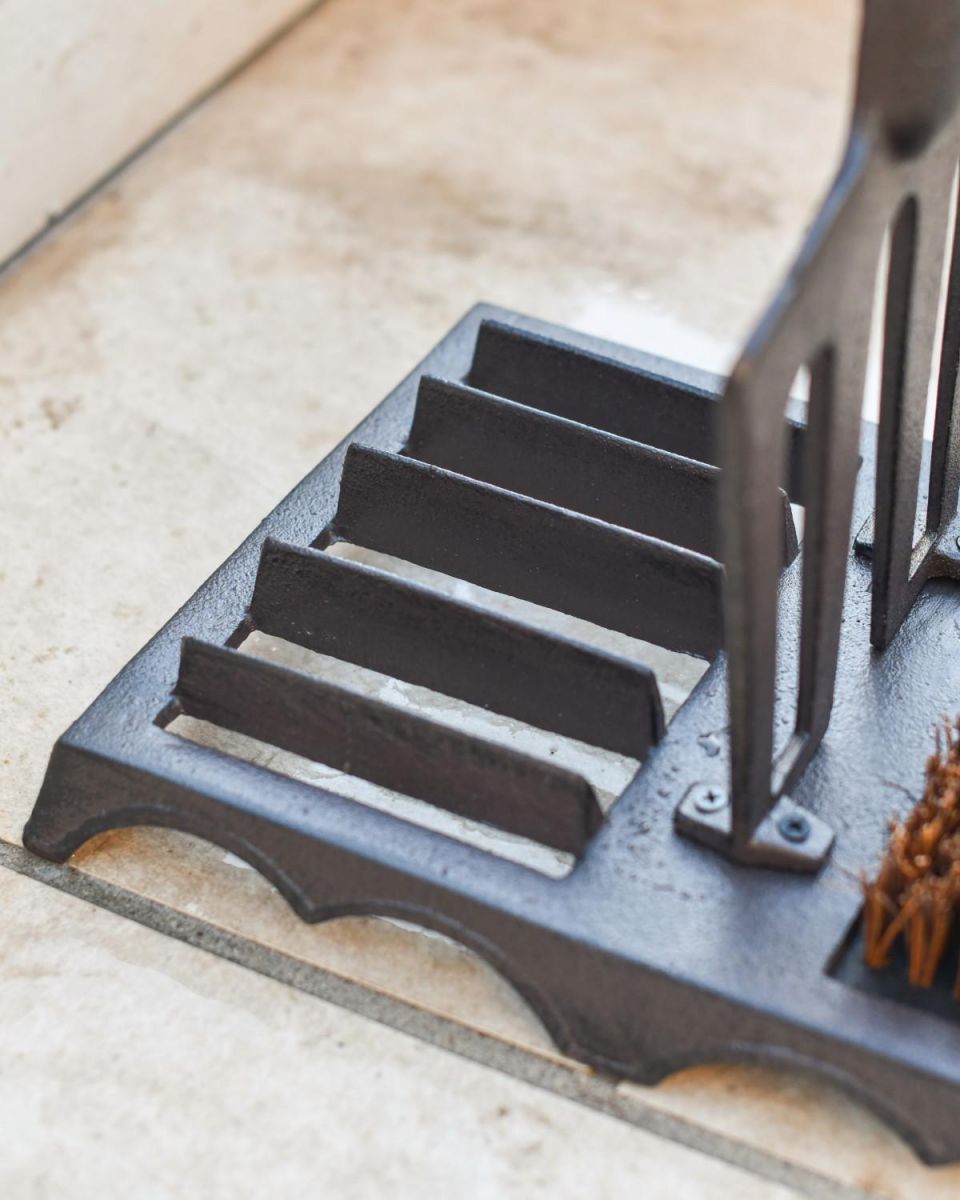 Close-Up of Boot Scraper