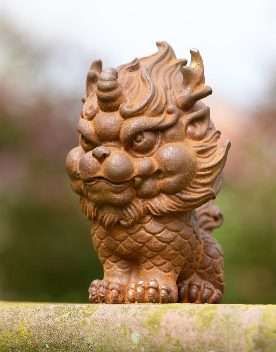 Rustic Cast Iron Chinese Pixiu 
