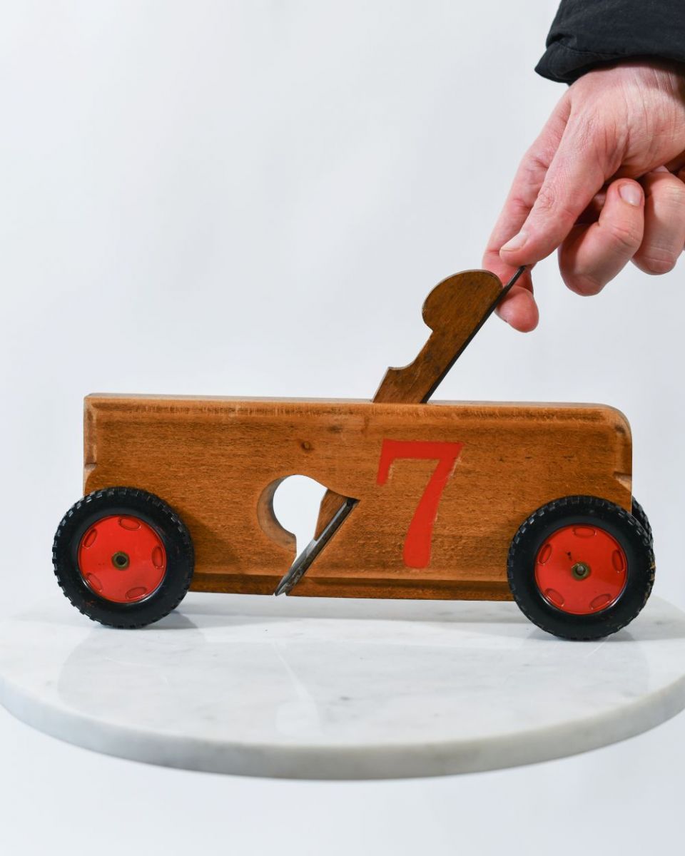 Scale image of Vintage Wood Plane Car