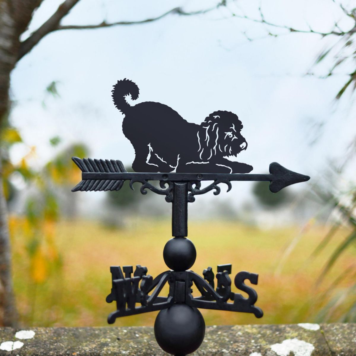 Playful Cockapoo Weathervane