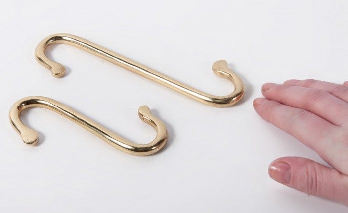 Polished Brass S Hook