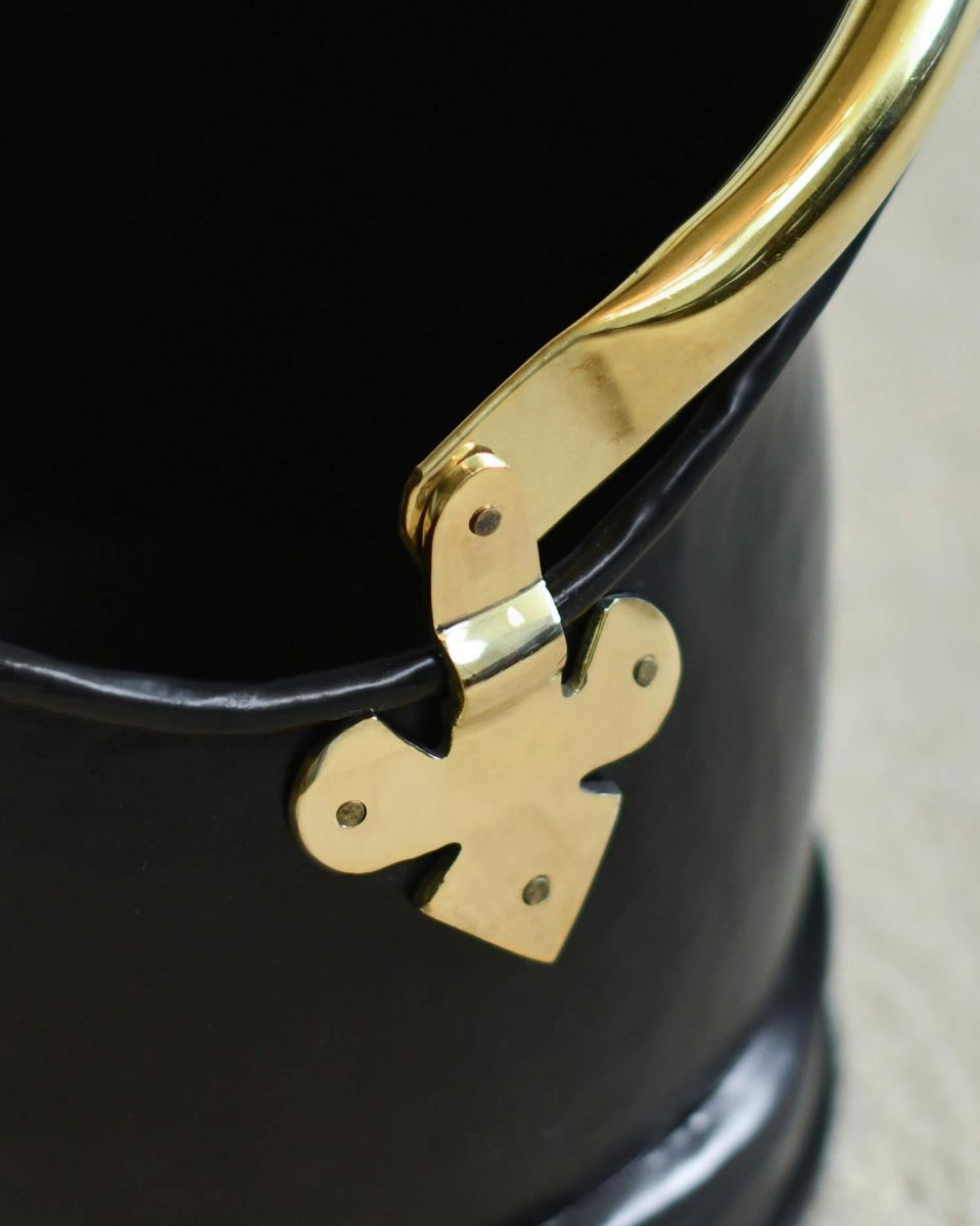 Close-Up of Polished Brass Handle