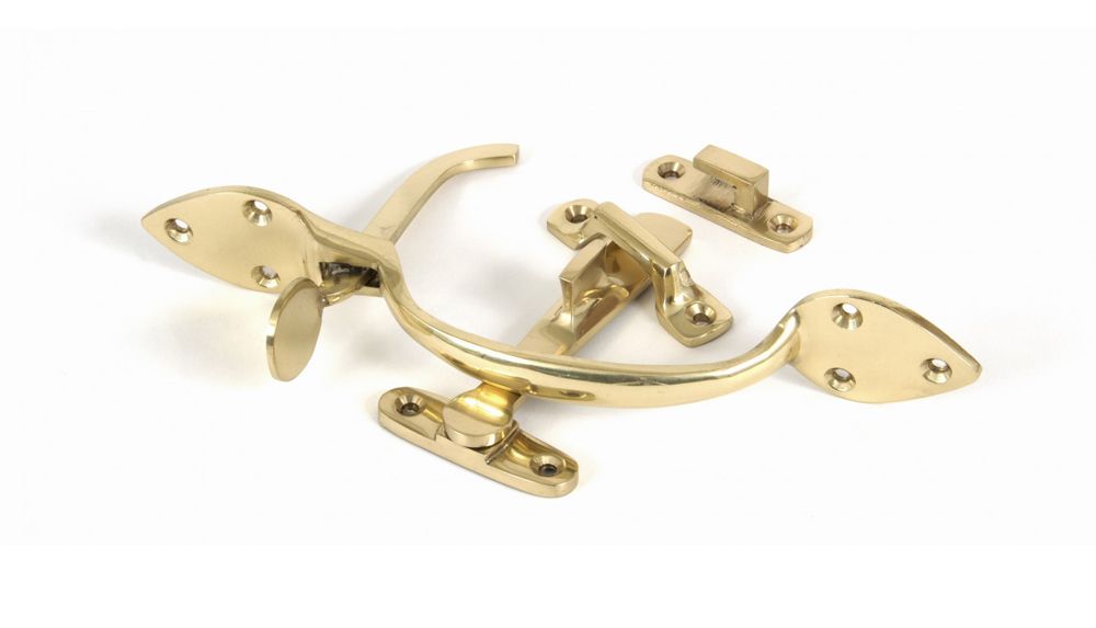 Polished Brass Thumb Latch
