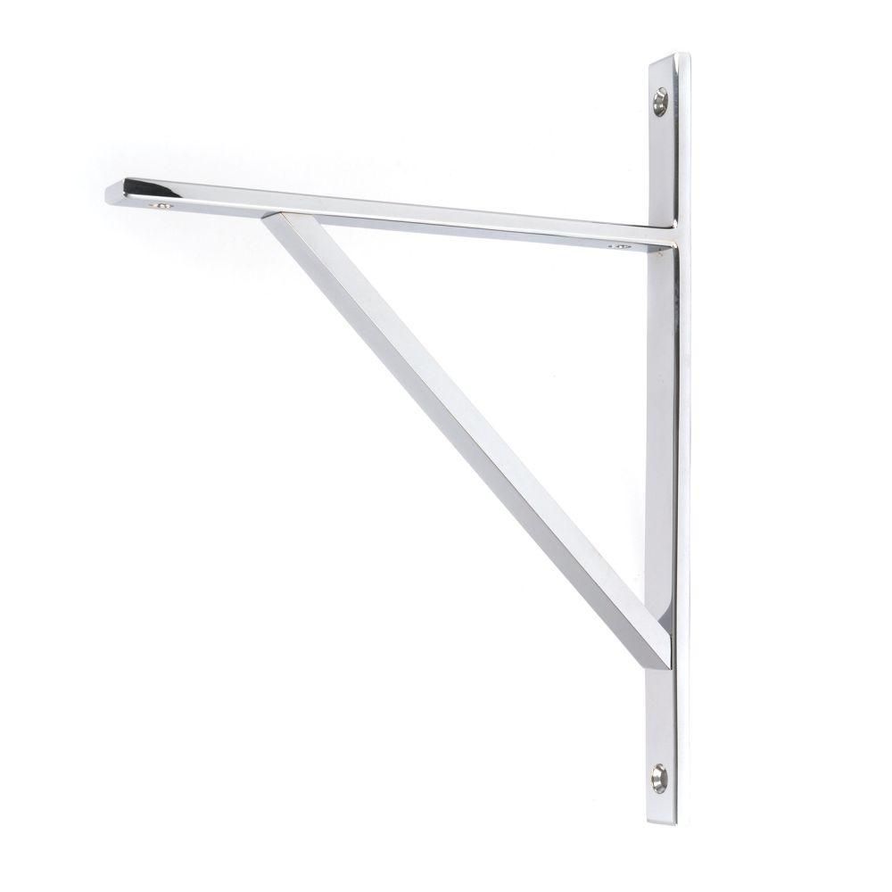 Polished Chrome "Claremont" Traditional Shelf Bracket - 260mm x 200mm Polished Chrome "Claremont" Traditional Shelf Bracket - 260mm x 200mm