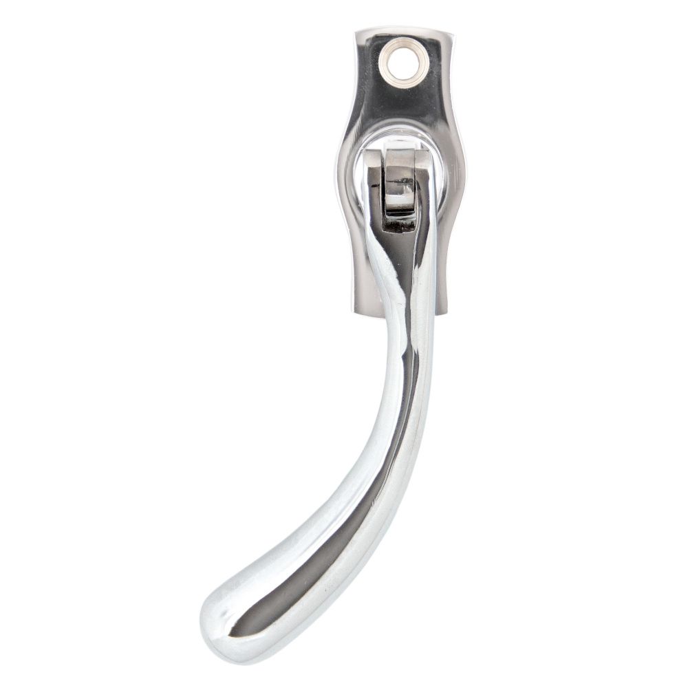 Polished Chrome Peardrop Window Handle Left Hand Side