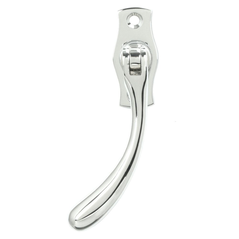 Polished Chrome Peardrop Window Handle Left Hand Side
