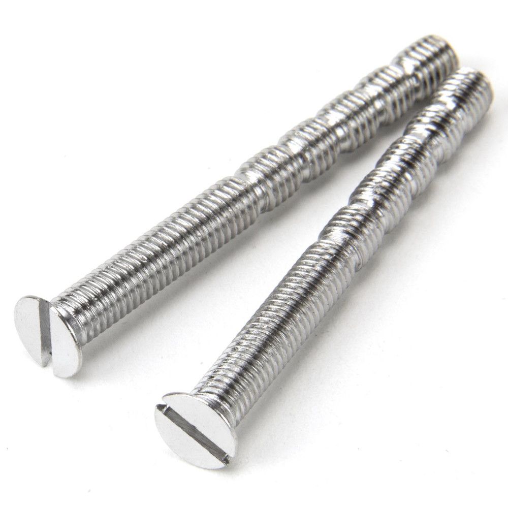 Regency Polished Chrome Teardrop Espagnolette Window Fastener - Fixings