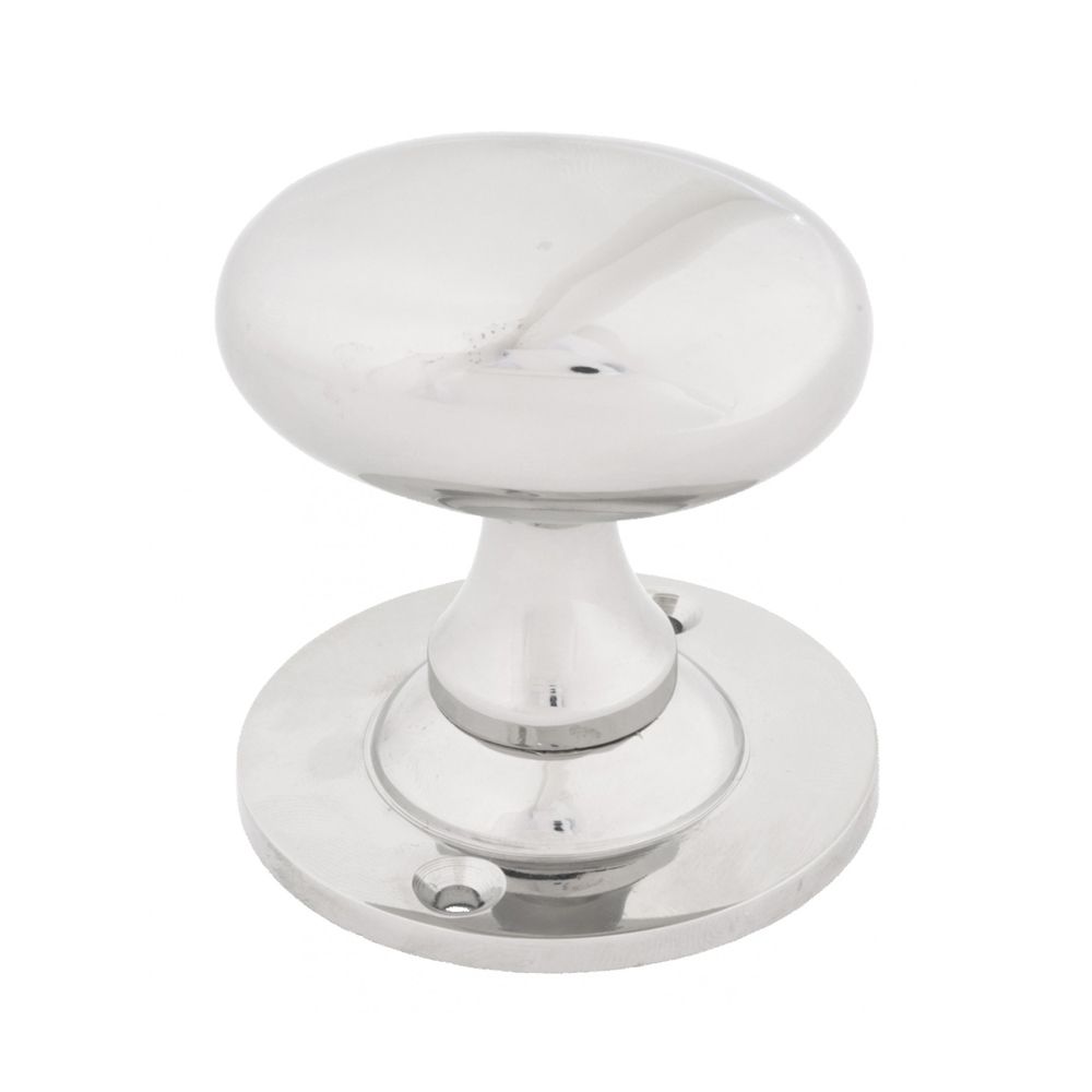 Polished Nickel Oval Door Knob Set