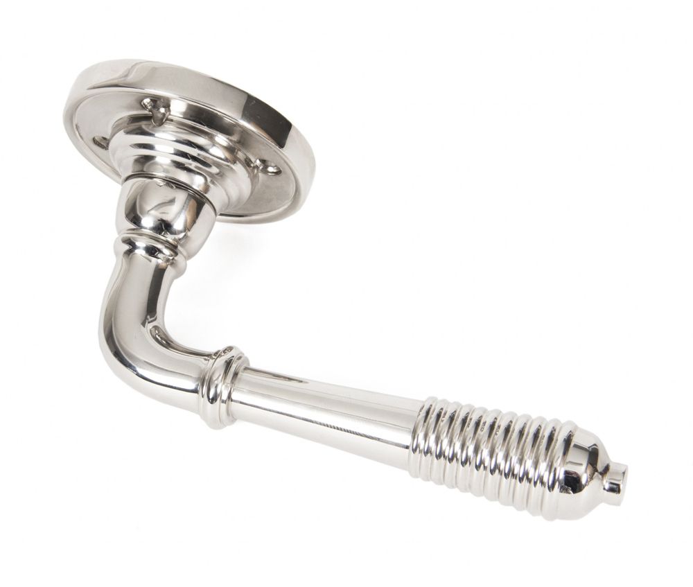 "Balcroft" Polished Nickle Beehive Lever Handles