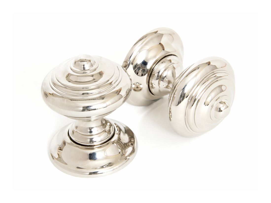 Polished Nickel Concealed Mortice Door Knob Set