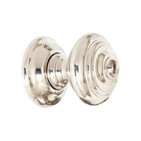 Polished Nickel Concealed Mortice Door Knob Set