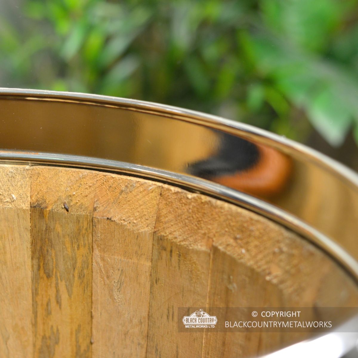 Close-up if the Inside of the Umbrella Stand