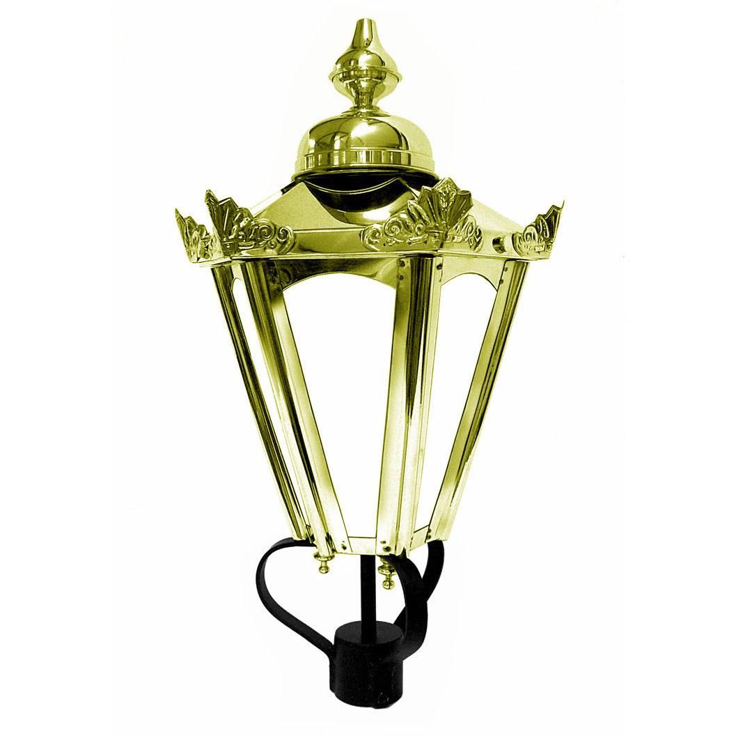 Concordia Hexagonal Lantern in Brass  Concordia Hexagonal Lantern in Brass