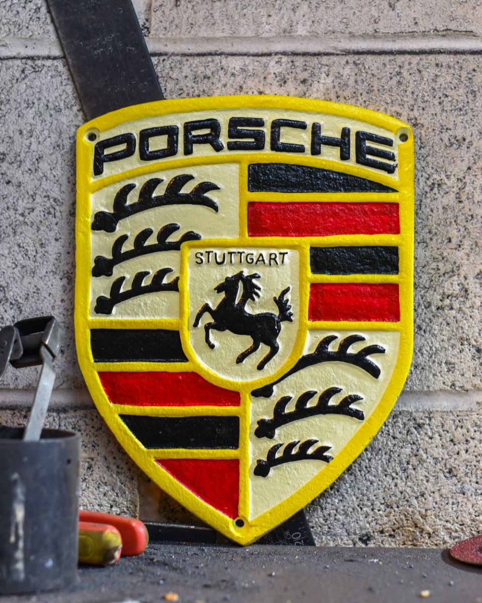 "Porsche" Vintage Style Sign "Porsche" Vintage Style Sign