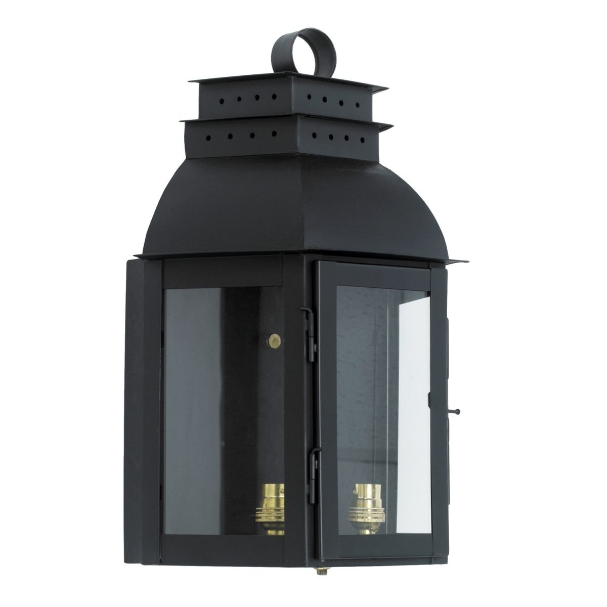 ’Portsmouth" Wall Lantern Finished in Black