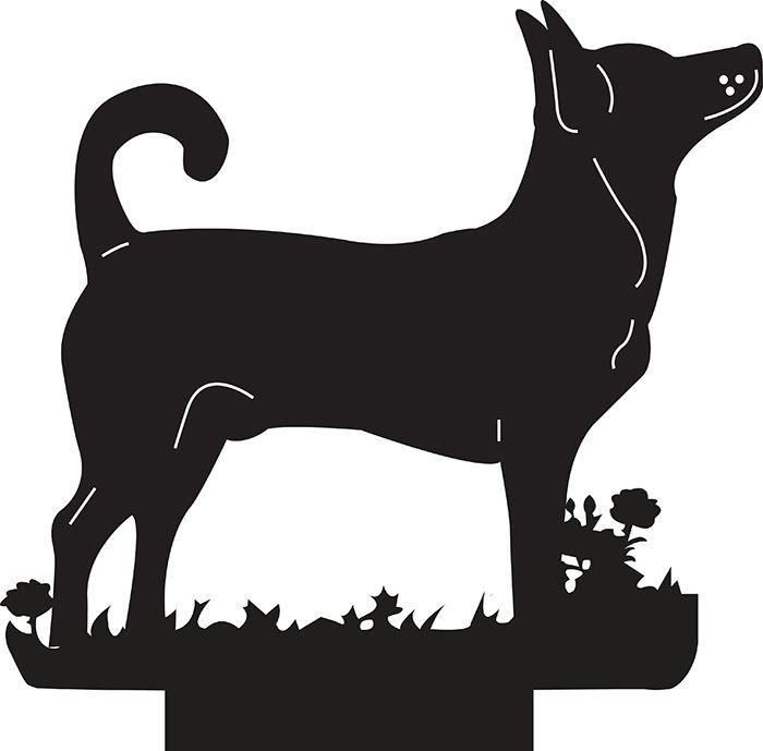 Portuguese Podengo Pequeno Dog Weathervane
