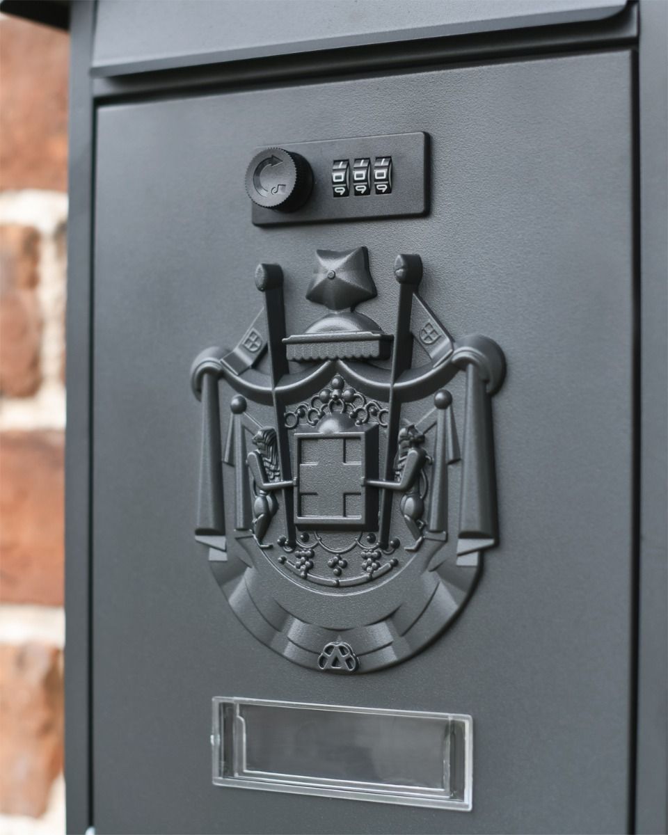 Close Up of Post Box With Combination Lock