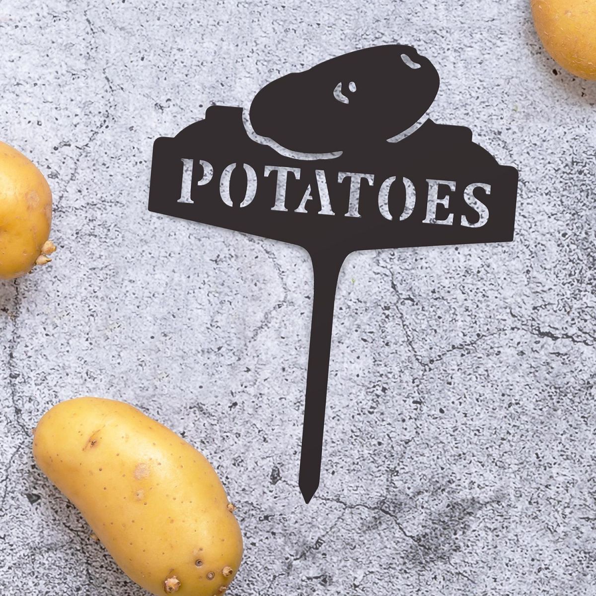 "Peppers" Vegetable Label Created From Steel "Peppers" Vegetable Label Created From Steel