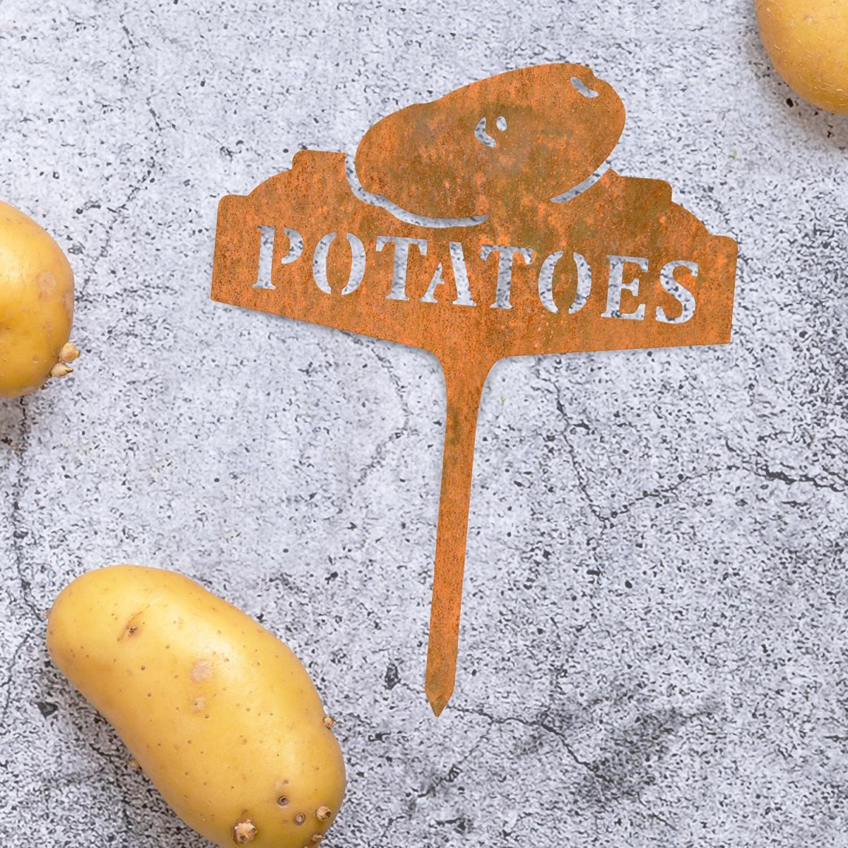 "Peppers" Vegetable Label Created From Steel