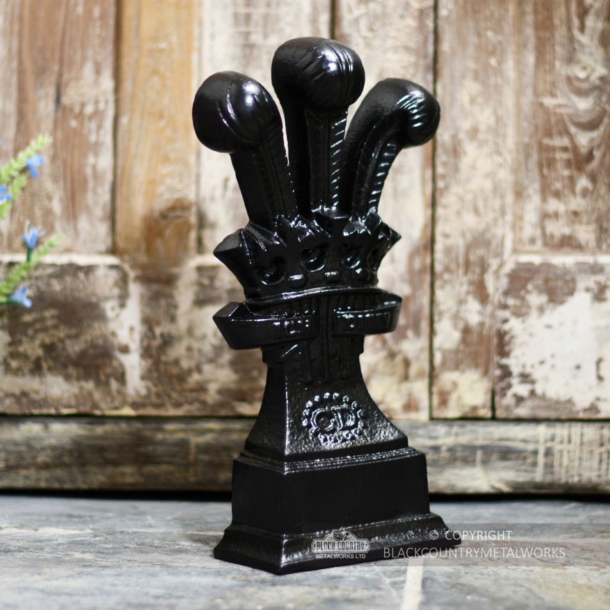 Prince of wales door porter finished in black