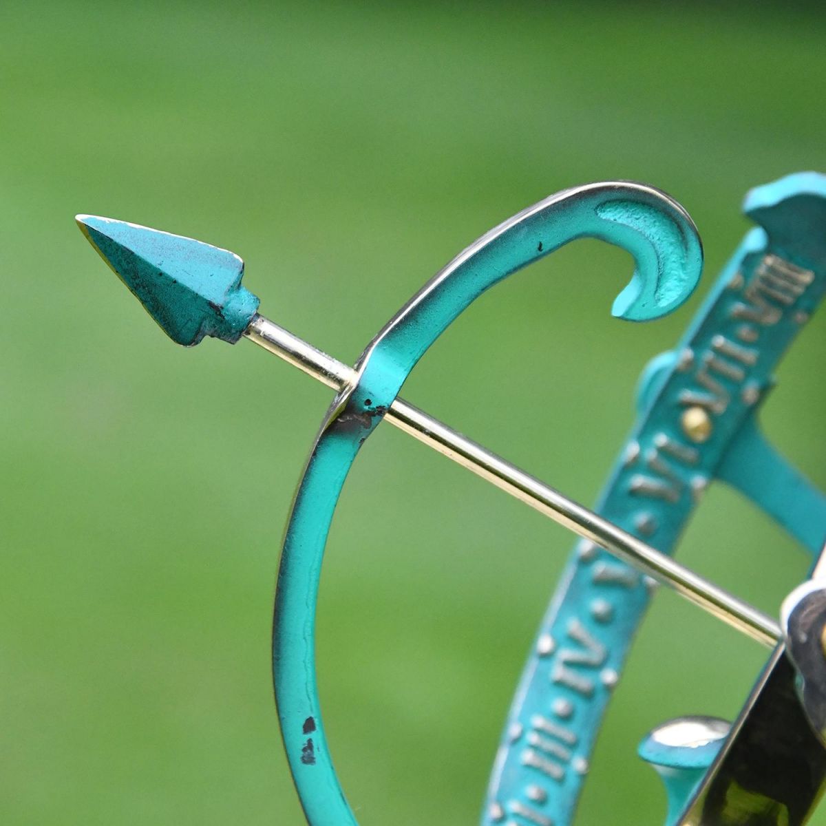 Arrow on the Verdigris Armillary