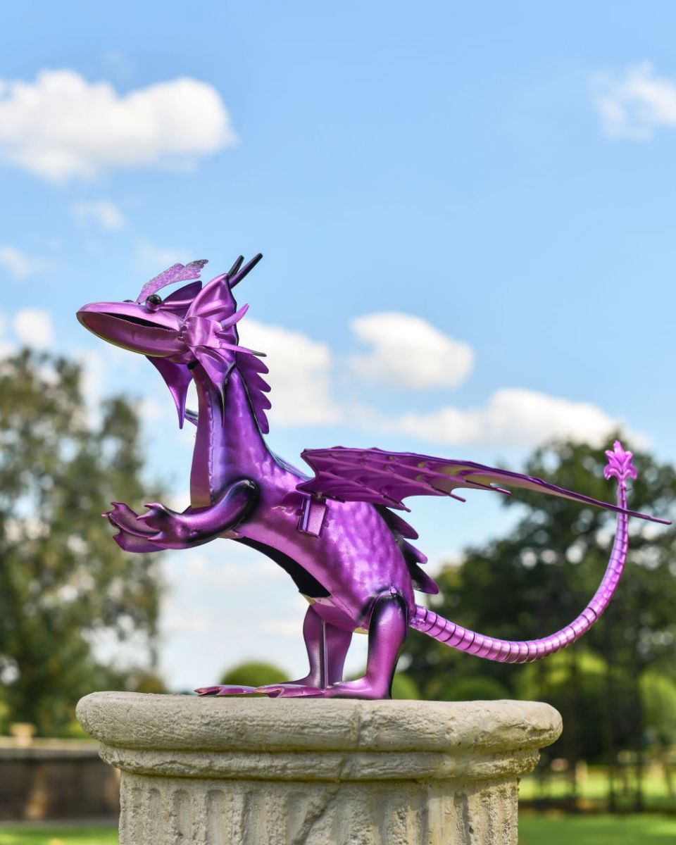Purple Wyrmling on Pedestal