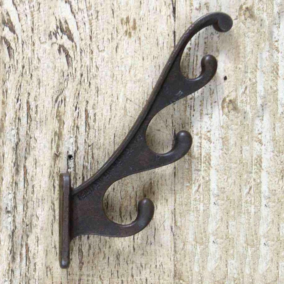 Quad Hook Iron Coat Hook