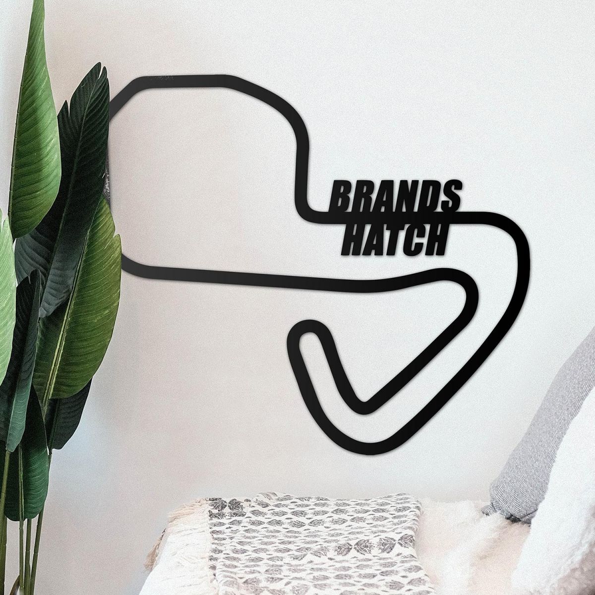 Brands Hatch Racing Circuit Wall Art Next to plants in the Home Brands Hatch Racing Circuit Wall Art Next to plants in the Home