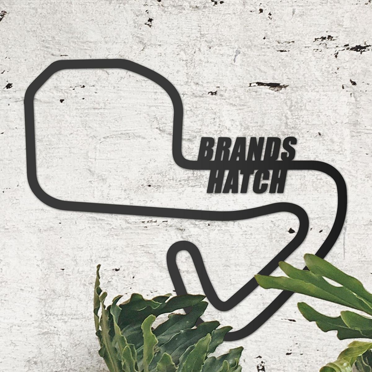 Brands Hatch Motor Racing Circuit Wall Art in Situ Brands Hatch Motor Racing Circuit Wall Art in Situ