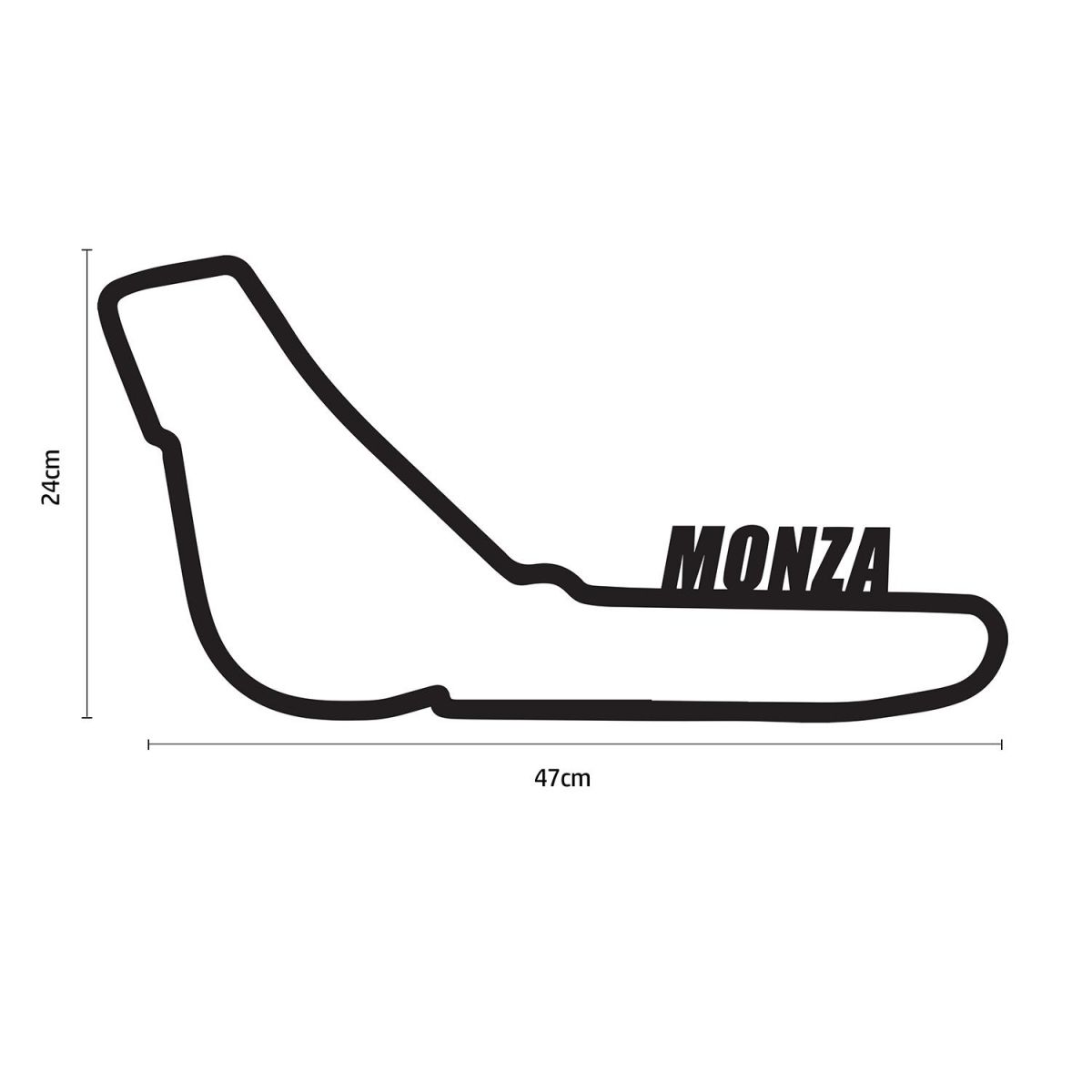 Monza Race Track Wall Art Dimensions 