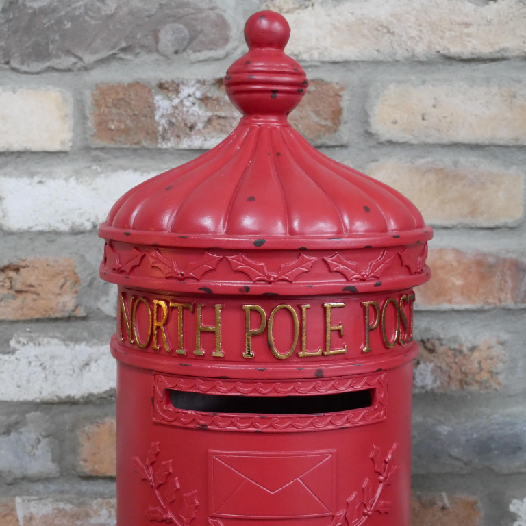 "Reindeer Express" North Pole Post Box in Red