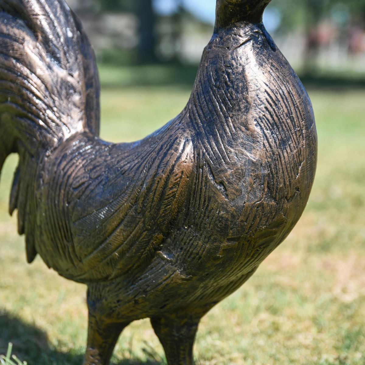 Close-Up of Bronze Finish