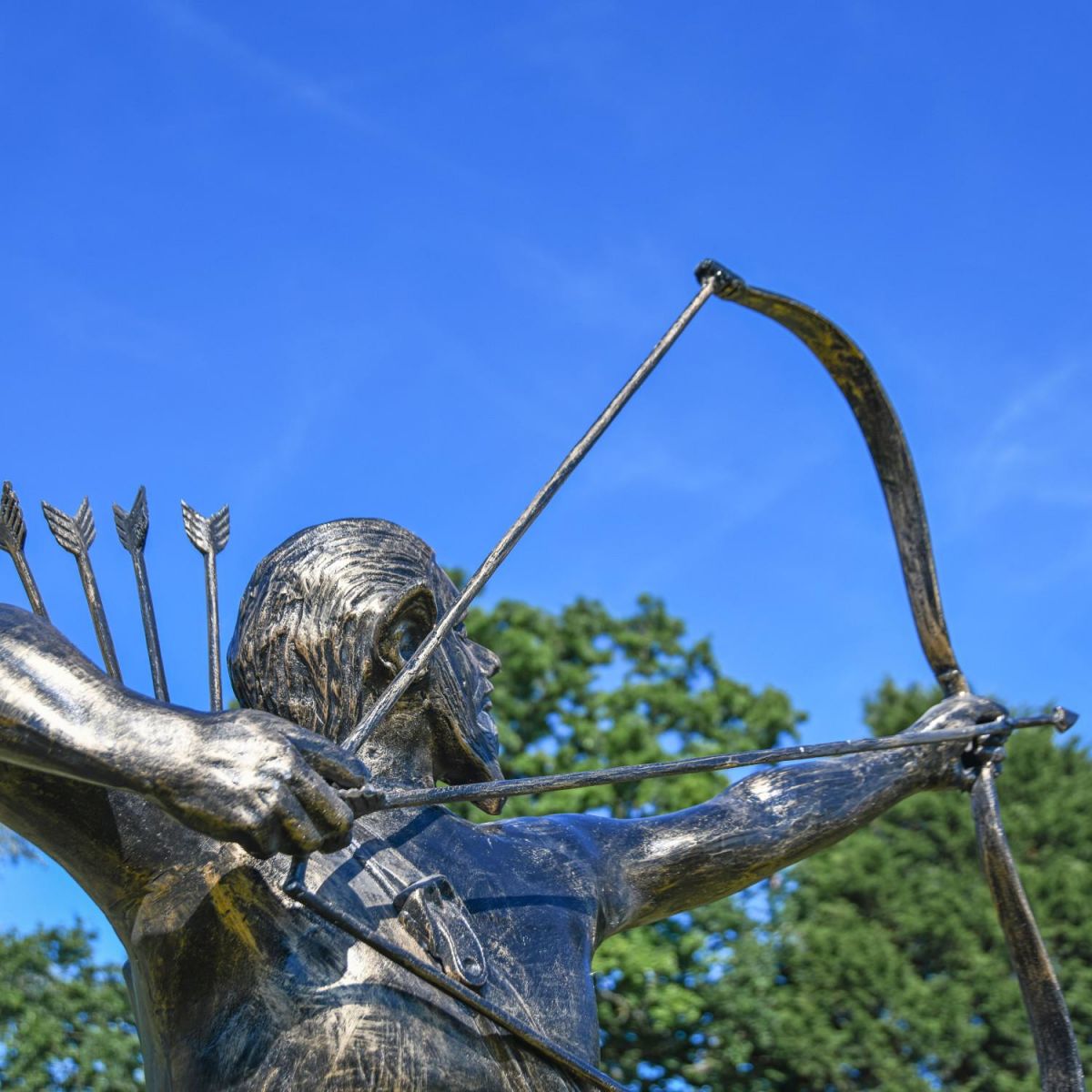 Close-Up of Bow & Arrow 