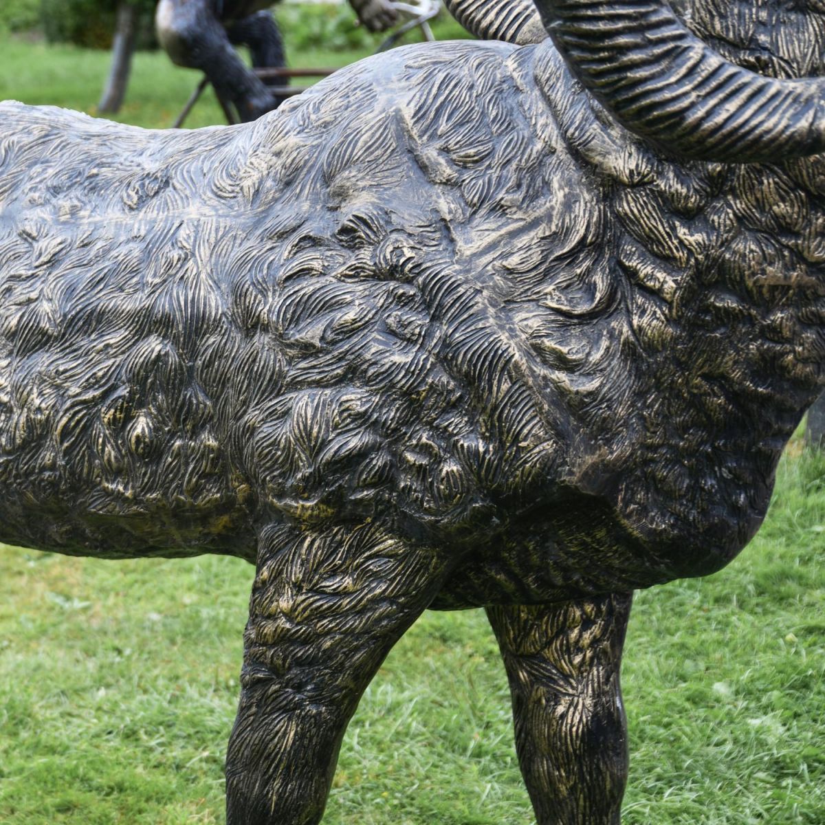 Close-Up of Brushed Gold Finish Close-Up of Brushed Gold Finish