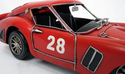 Red 1962 Ferrari 250 GTO Scale Model 