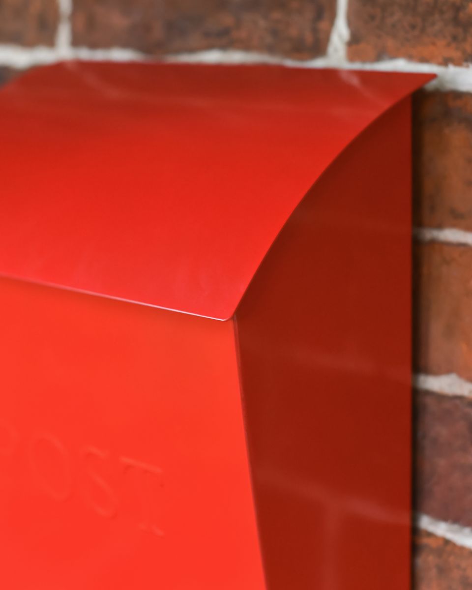 Billingham Contemporary Wall Mounted Post Box Side On