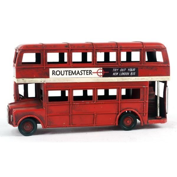 Red Routemaster Double Decker London Bus Scale Model