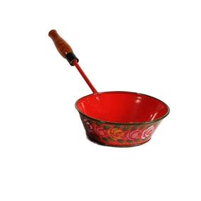 Traditional Narrowboat Dipper Finished in Red Traditional Narrowboat Dipper Finished in Red