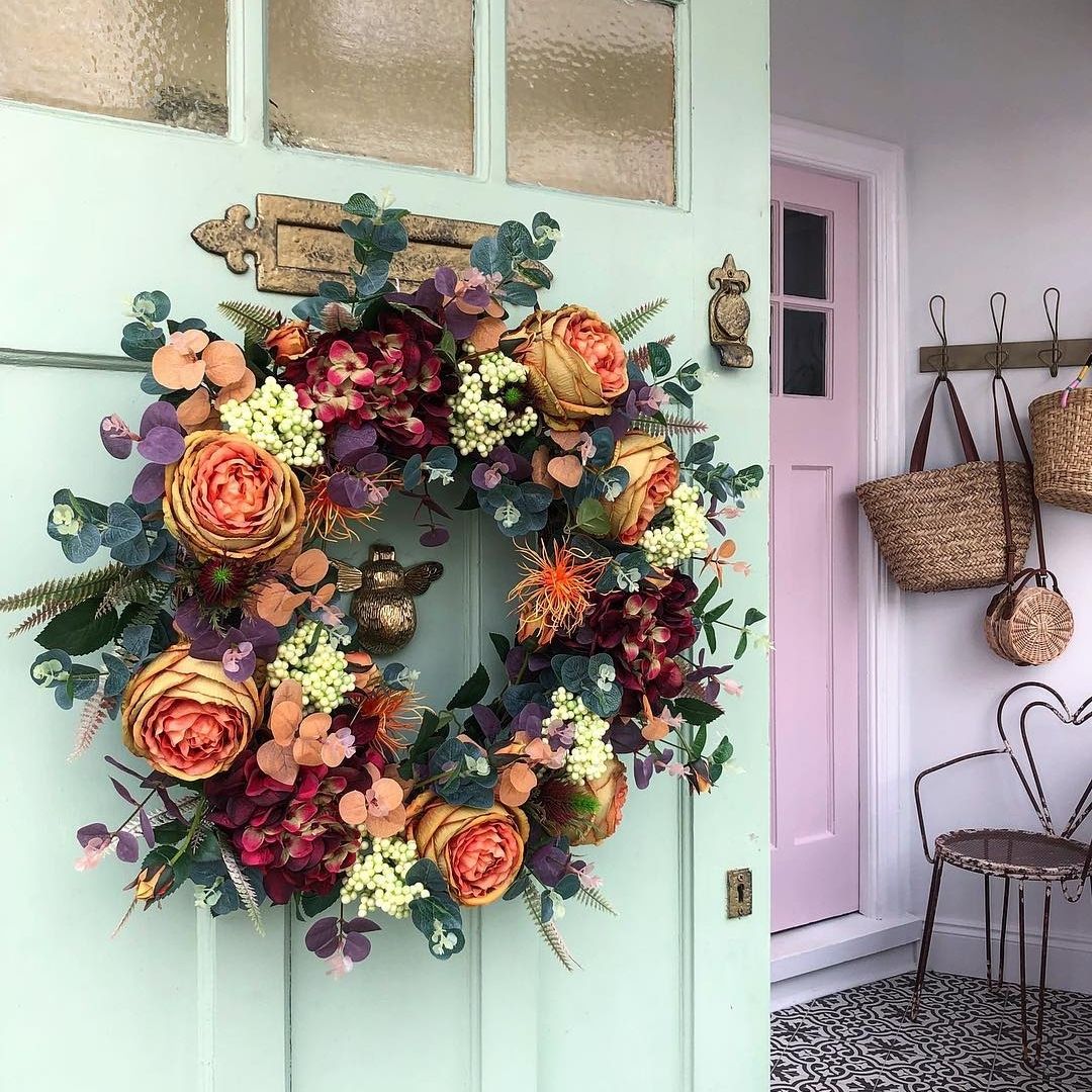 Antique Brass Bumblebee Door Knocker & Door