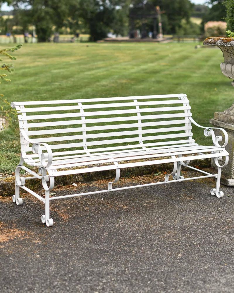 Robust "Chatham" Three Seater Park Bench - Cream