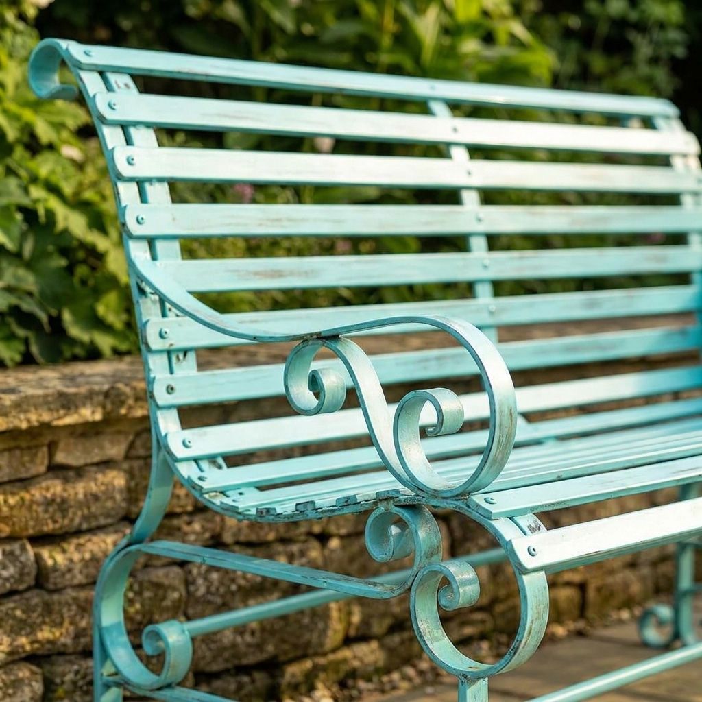 Robust "Chatham" One & Two Seater Park Bench Combo - Green Digital Illustration Back close up green