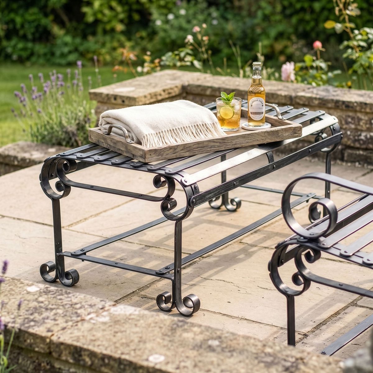 Robust "Chatham" Park Table- Black Digital Illustration Dressed Table
