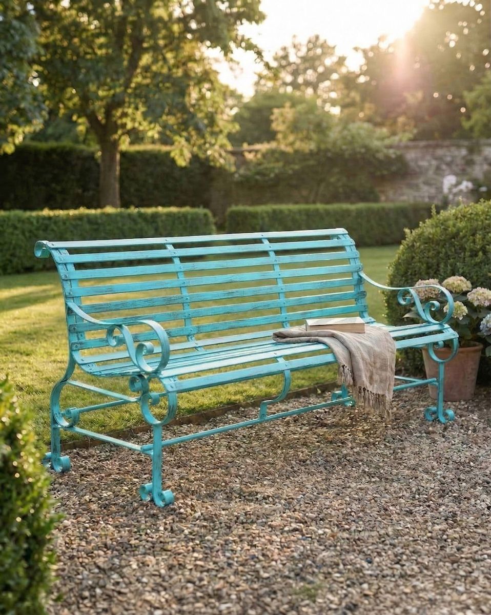 Robust "Chatham" Three Seater Park Bench - Green ai illustration