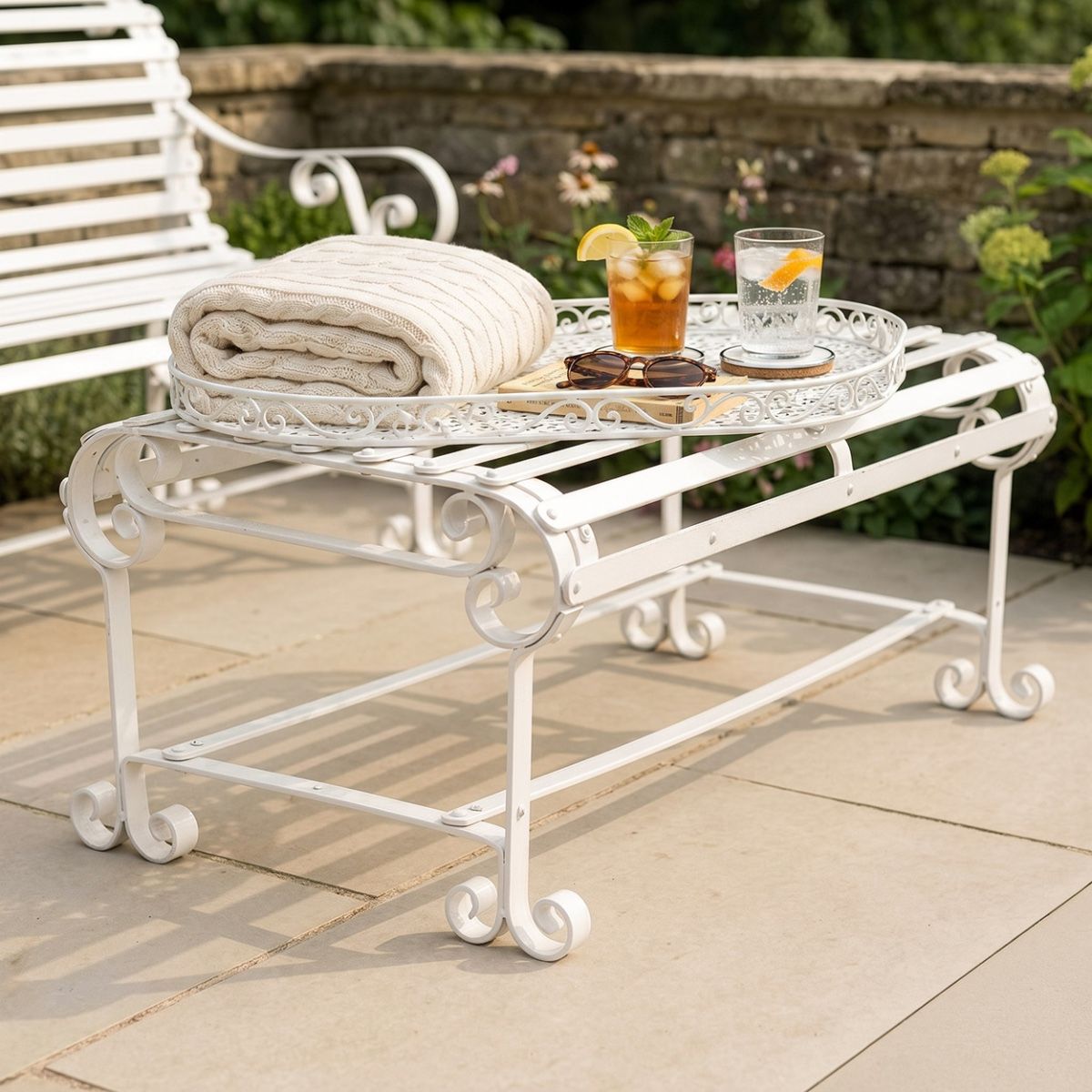 Robust Cream “Chatham" Park Table Digital Illustration Dressed table