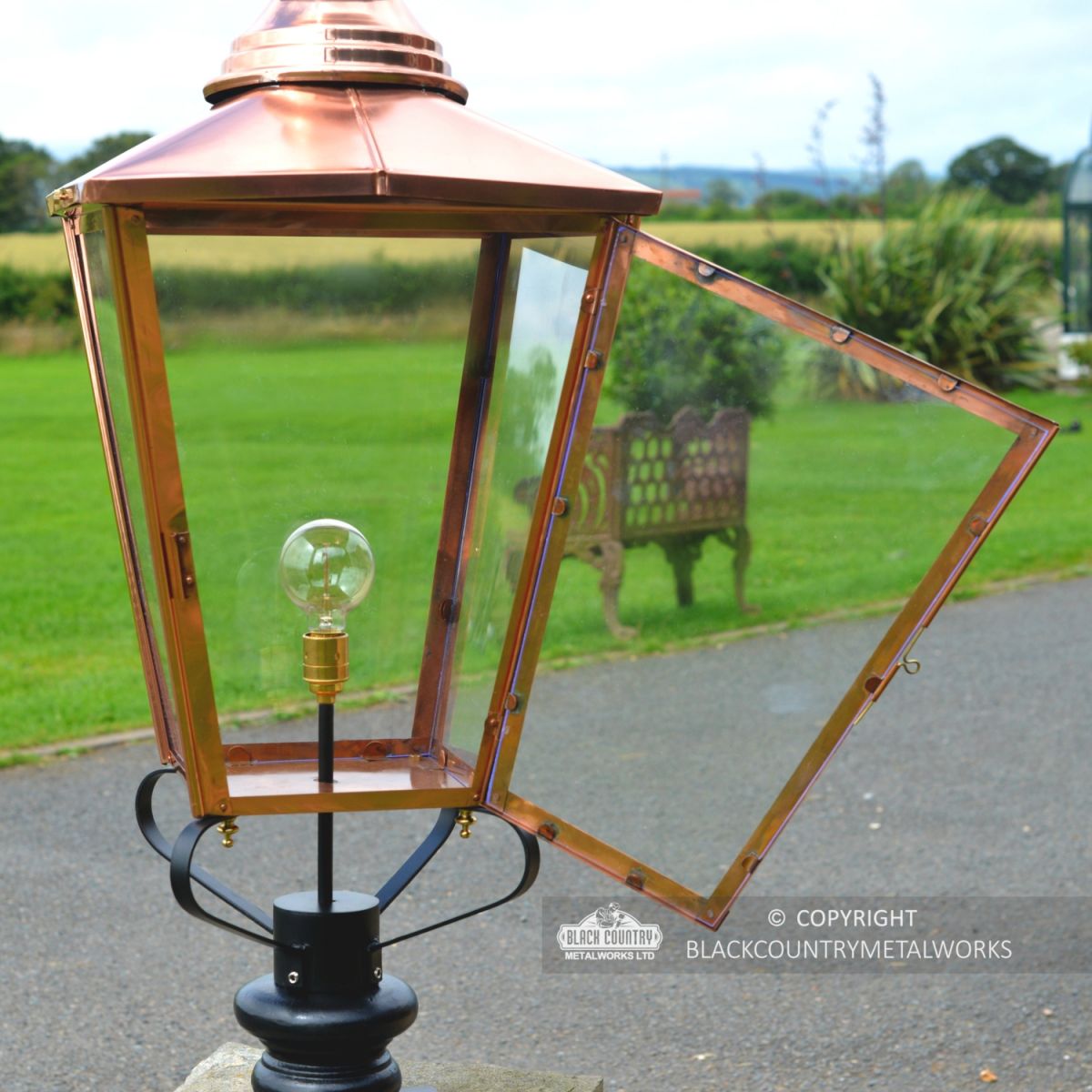 Front Opening Door on the Lantern