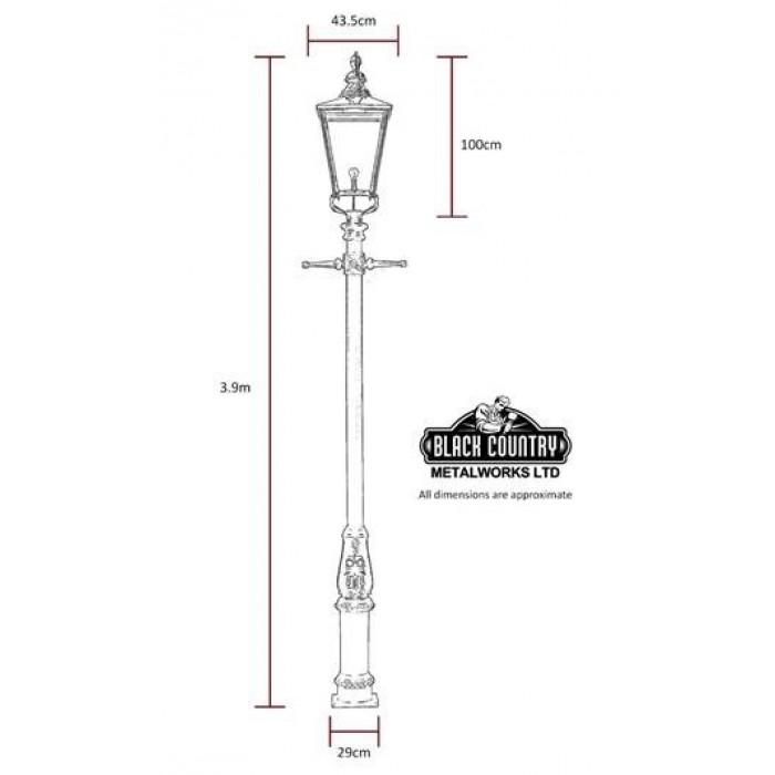 Rochester High Mast Column And Lantern Dimensions