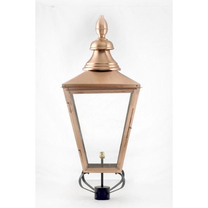 Close-up of the Copper Rochester Lantern