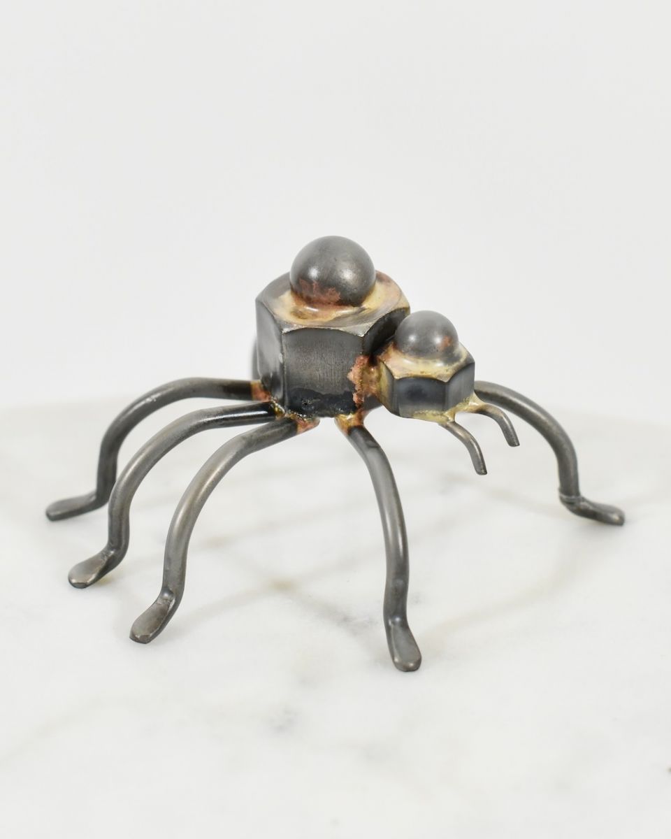 "Ronan" the Recycled Metal Spider Sculpture "Ronan" the Recycled Metal Spider Sculpture